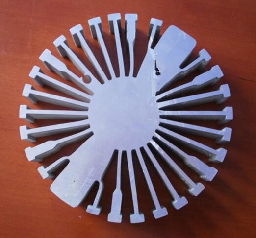 OEM / ODM Aluminum Heat Sinks Anodizing Surface Treatment For LED Light
