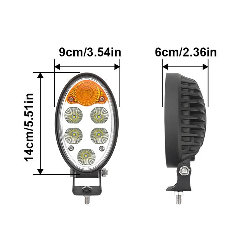 36W Forklift Turn Signal LED Working Light Amber Light