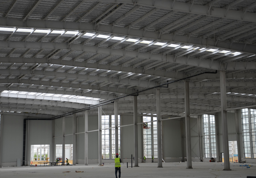 Q255 Steel Structure Prefab Metal Airplane Hangar Prefabricated Aircraft Hangars