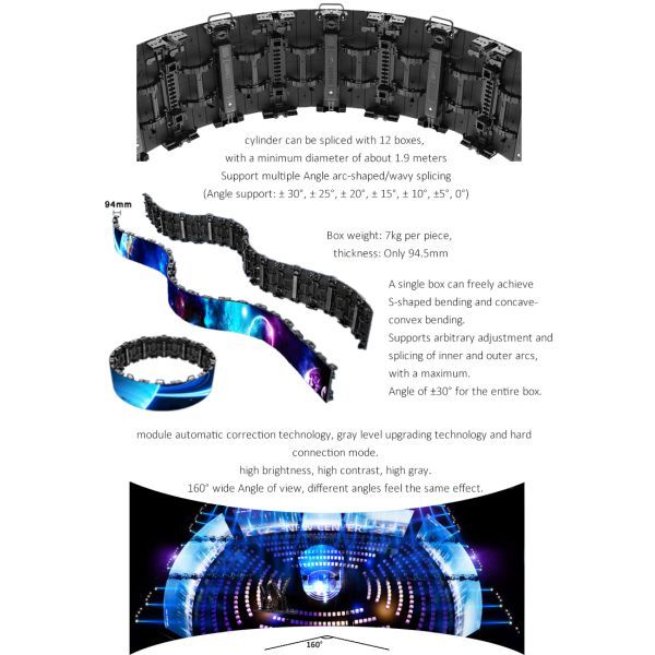 Outdoor LED Screen Concert Stage Background Video Wall