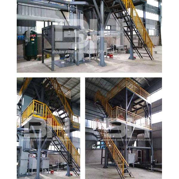 Dry Mortar Mixer Machine Fully Automatic For Cement Tile Adhesive Making