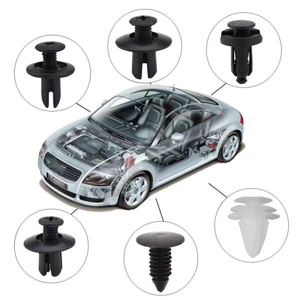 19PCS Trimming Removal Tool Bumper Fixing Clamp Set Fastener Removal Tool Removal Clamp Kit