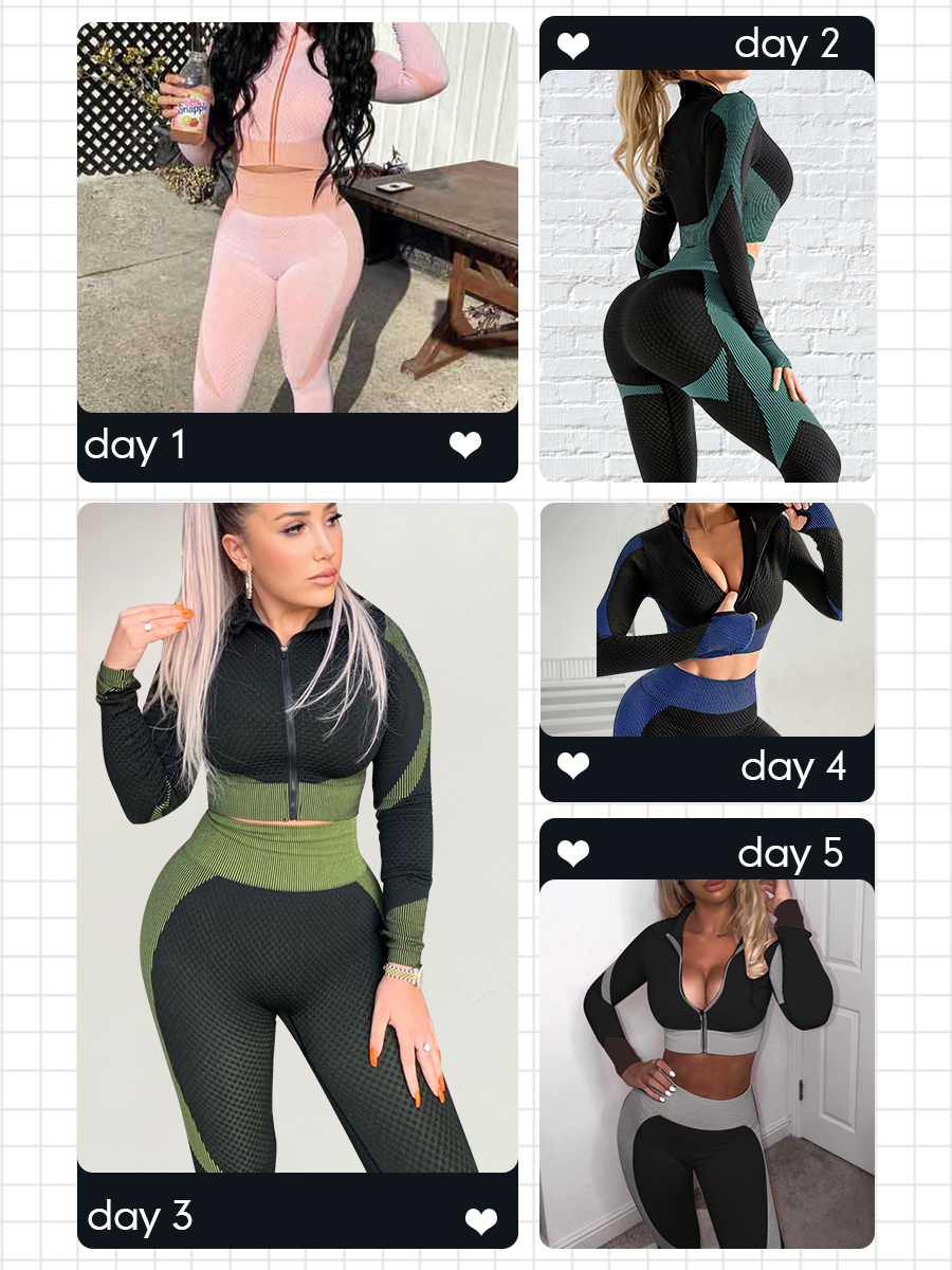 HEXIN Anti-Static Plus Size Sportswear Two Piece Womens Workout Yoga Sets Fitness