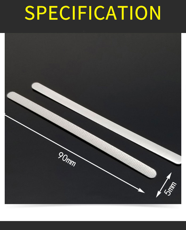 hot sale metal nose bridge bar for face protective factory direct sale custom Aluminum nose bridge