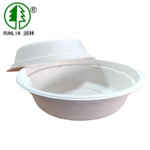Buy cheap Eco Hotel Durable Disposable Biodegradable Sugarcane Bagasse Bowls 16OZ from wholesalers
