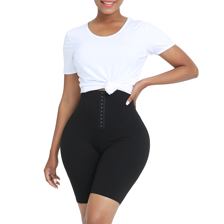 Shaper Type Bodysuit S-3XL Waisted Shapewear Mid-Thigh Shaper Fitness Shorts Bodysuit