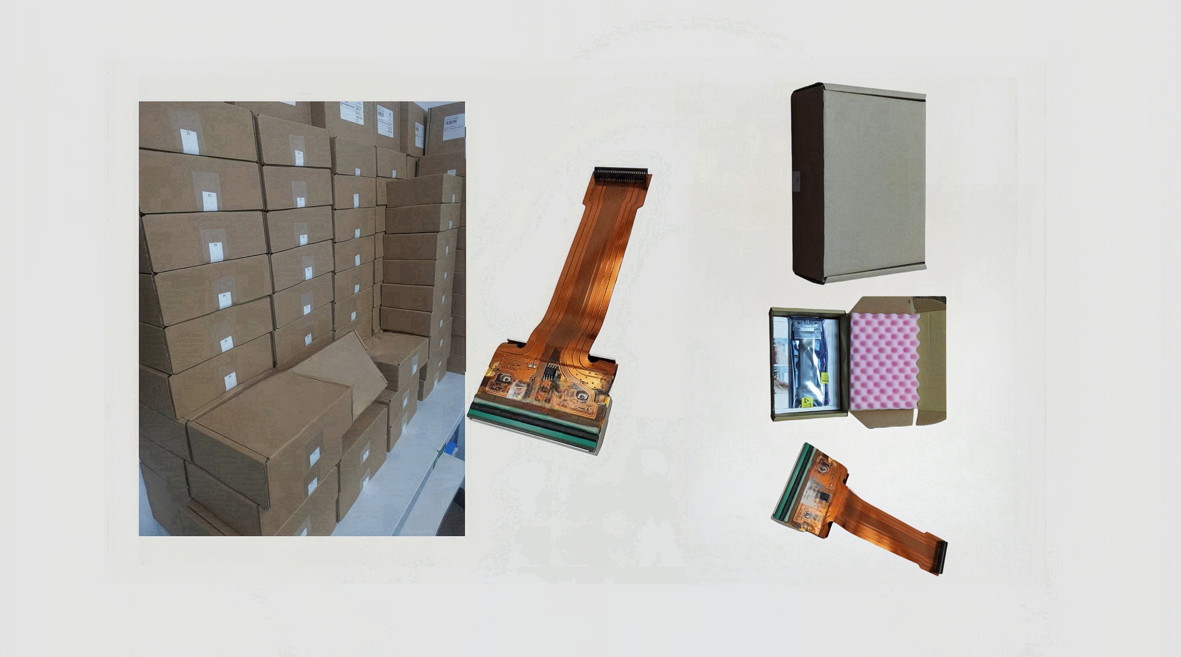 High Durability TTO Printheads Plug And Play Installation Thermal Transfer Print Head