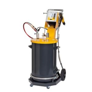 Detachable Round GEMA Fluidizing Hopper Seamless Welding