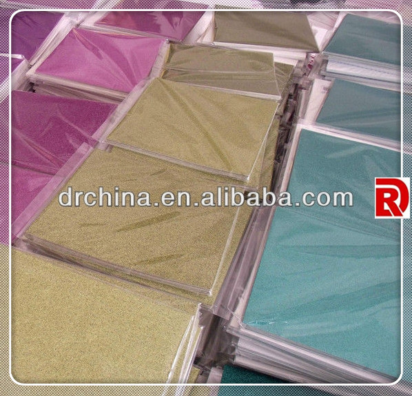 Environmental Friendly Glitter Cardstock Paper Chunky Glitter Leather For Wall
