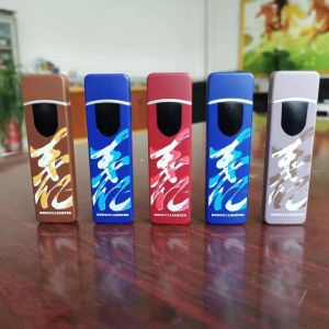 Quality Custom Logo USB Rechargeable Plasma Lighter Electronic Refillable for sale