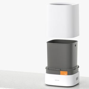 Square Wide Mouth Household Automatic Suction Bag Plastic Trash Can