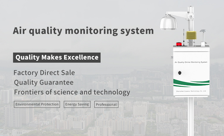 Wireless Transmission 24H Air Pollution Monitoring Devices Alarm Record Data Storage