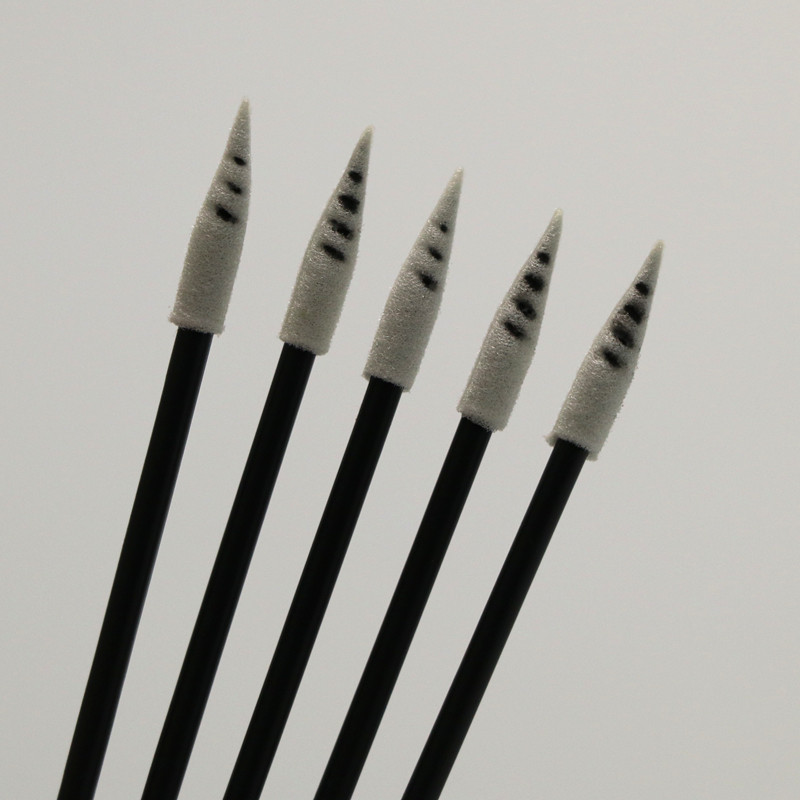Spiral Point Head Disposable Foam Cleaning Swabs