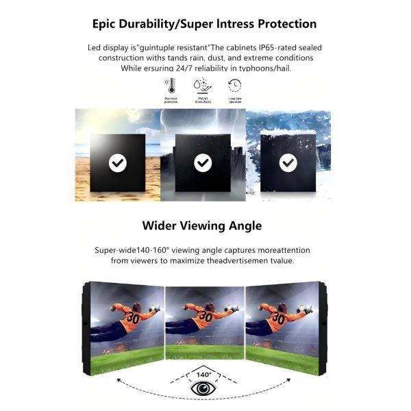 P6.25 Outdoor LED display Outdoor aluminum LED screen