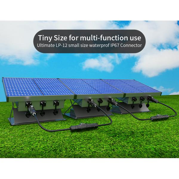 Water Resistance IP68 in Mated Cable Connector Outdoor Use M12 5 Pin Waterproof Connectors