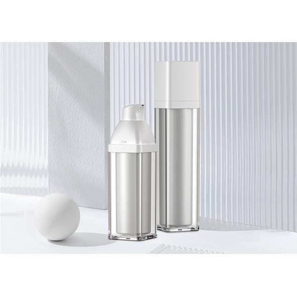 30ml 50ml Double Walled Plastic Airless Pump Bottles Acrylic Airless Bottle