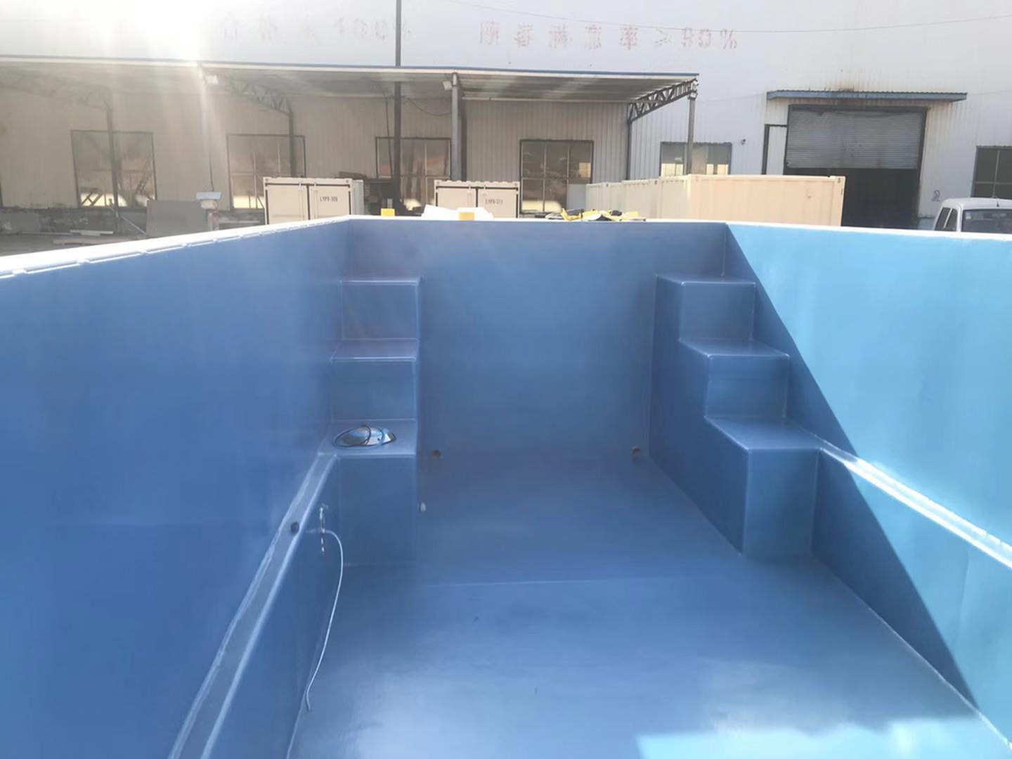 Outdoor 20ft 30ft 40ft Shipping Container Swimming Pool with Filtration Included and Customized Color