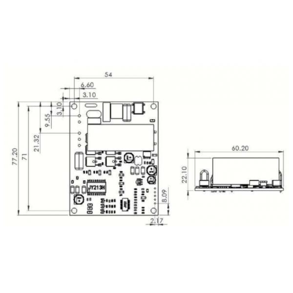 JYQD-V8.8B BLDC Motor Driver with 110-220VAC Input Max Power 200W and 0-5V Speed Control for Industrial Automation