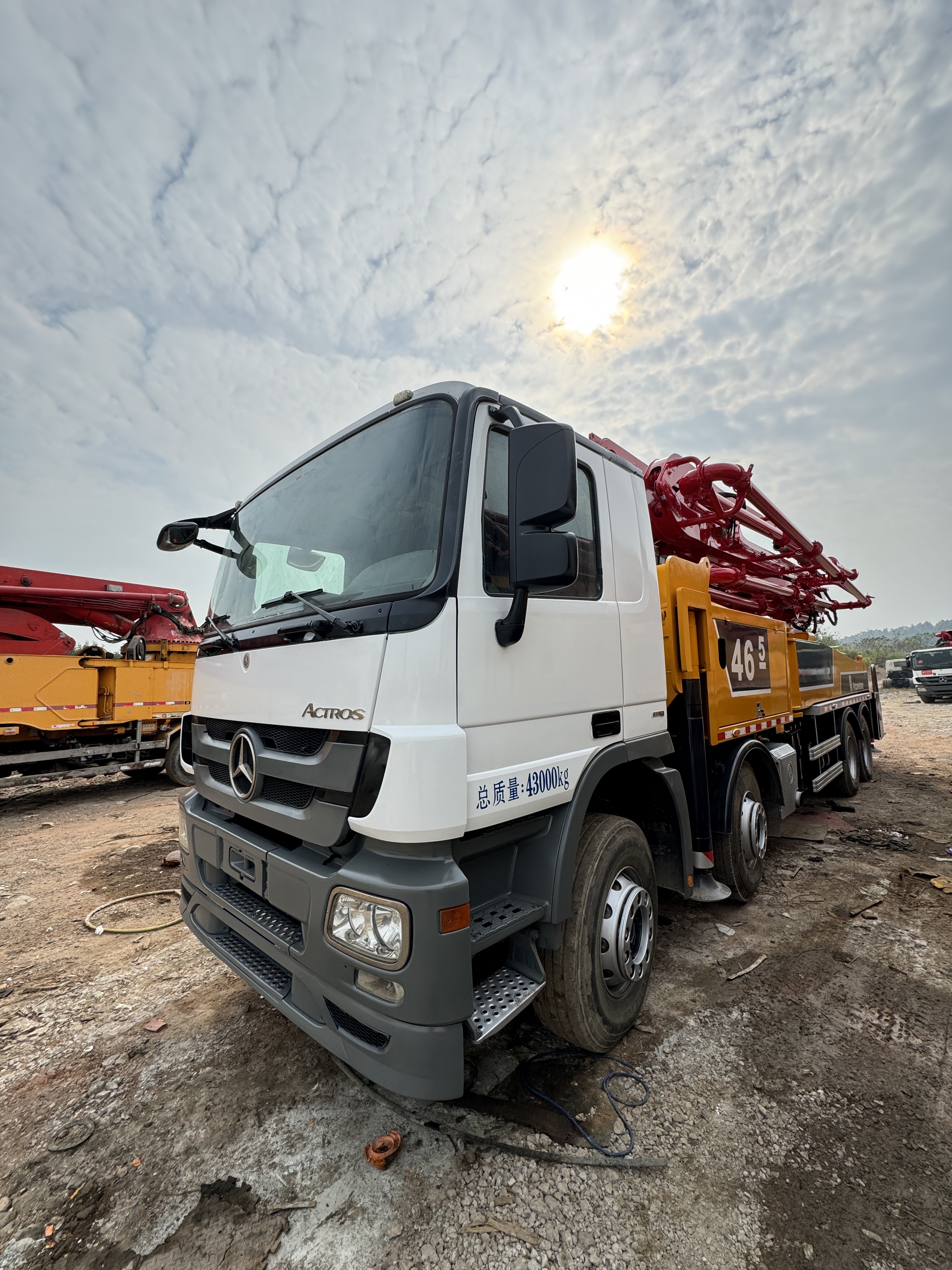 Putzmeister Concrete Pump Truck 46 Meters High Cost Performance High End Line Products