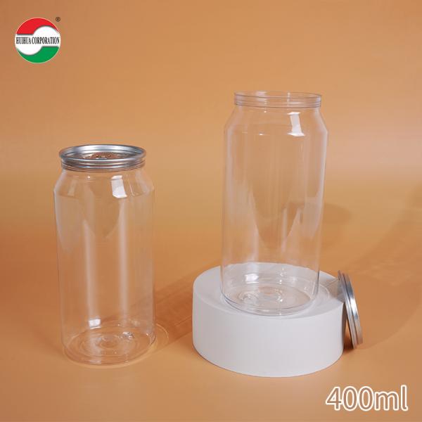 250ml PET Beverage Can for Juice and Soft Drinks with Easy Open Lid