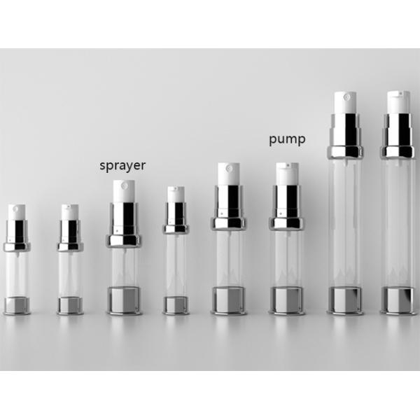 5ml Essential Oil Clear Airless Pump Bottles Cosmetic Packaging Refillable