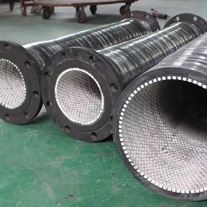 Coal Injection Slurry Sandblasting Ceramic Hose With Outside Rubber Material