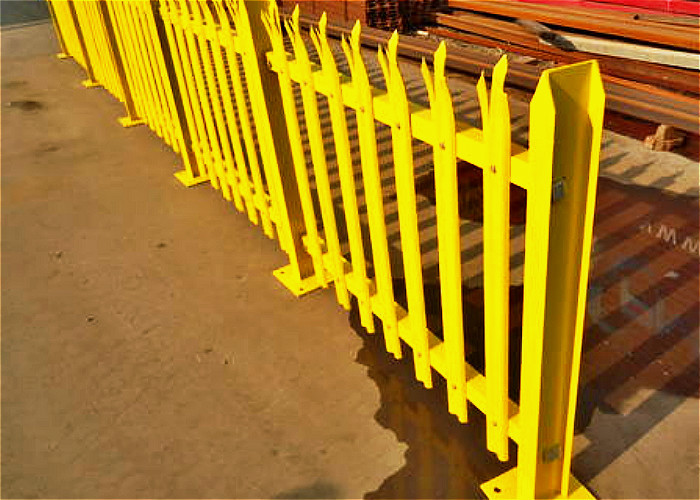 2.4m Metal Security Fencing / Galvanised Palisade Fencing W Section