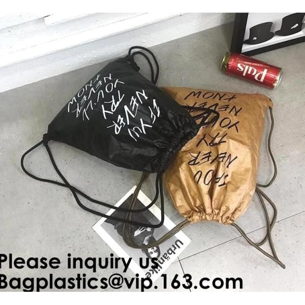 Eco Friendly Reusable Waterproof Tyvek Passport Holder Packing Cubes Toiletry kit Backpack Tote Bag Travel Accessories