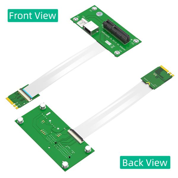 Gold Plated SATA 15pin PCI-E Express X4 USB Riser Card Mini