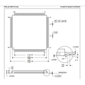 TMS320VC5409APGE16 Digital Signal Processor IC DSP Integrated Circuits QFP144