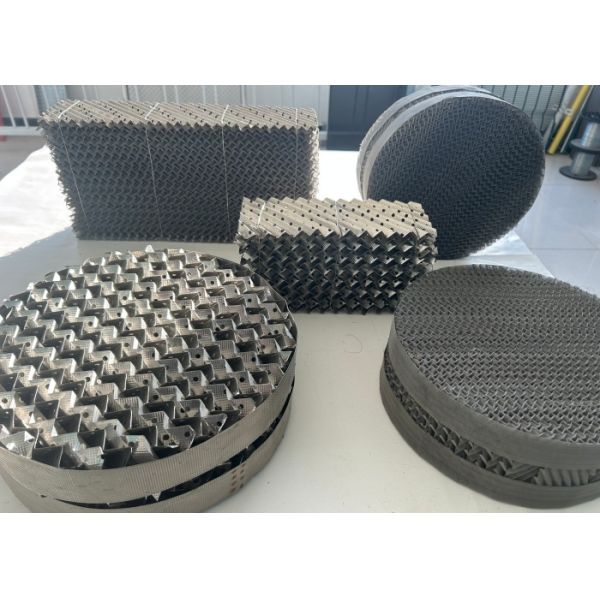 250Y Metal Structured Packing Mass Transfer for Distillation Columns
