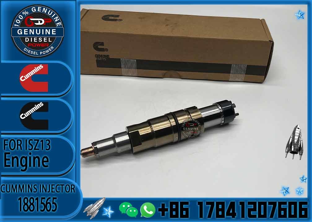 High quality Diesel Common Rail Fuel Injector 1881565 Compatible For ISX SCANIAXPI DC9 DC13 DC16 Engine