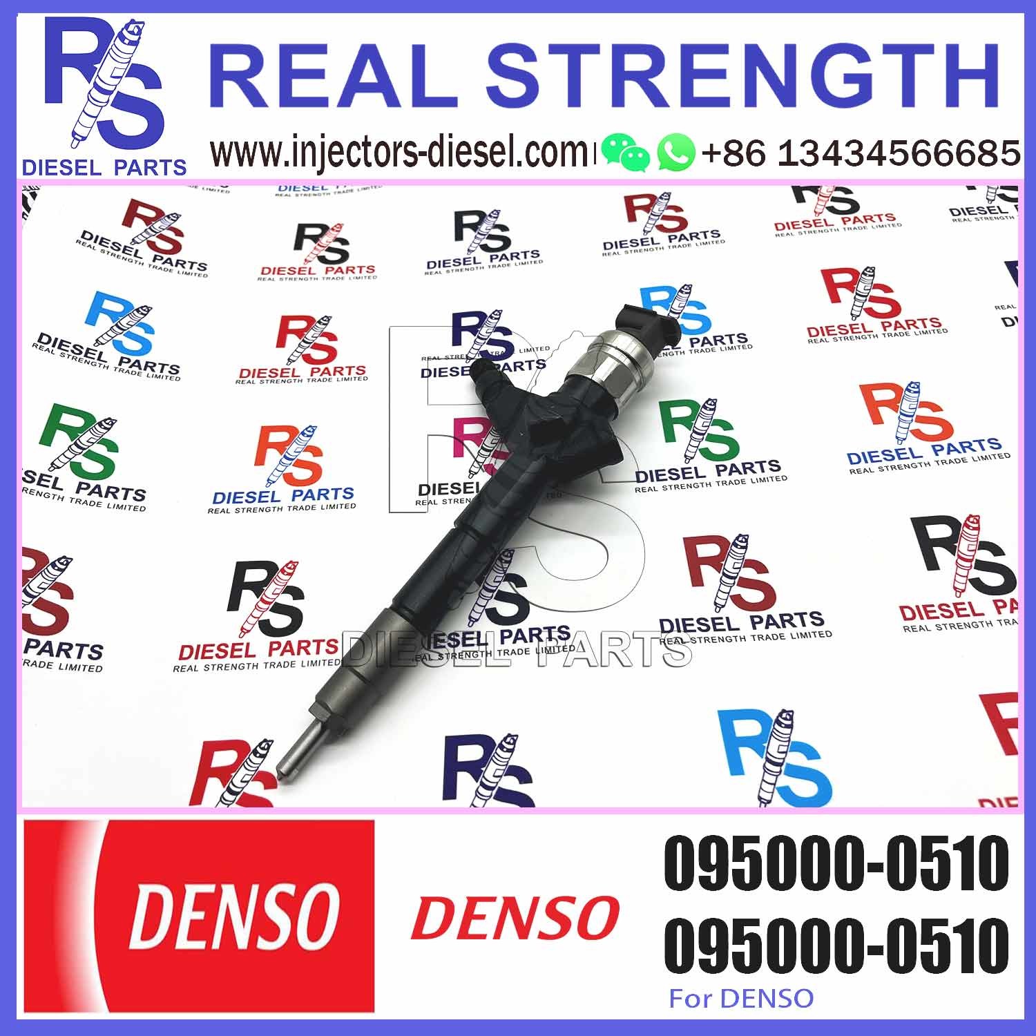 Common Rail Injector 095000-0510 For NISSAN X-Trail T30 2.2L 16600-8H800 16600-8H801