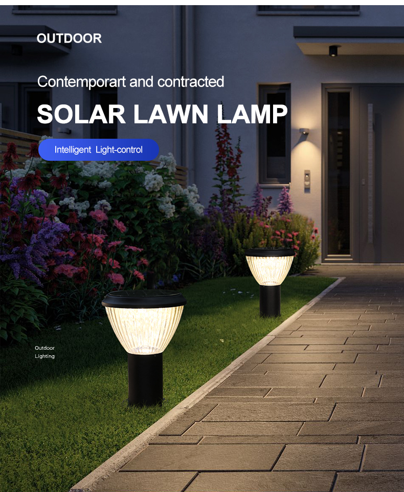 100lm Die Cast Aluminum Outdoor Garden Solar Light IP65 Waterproof