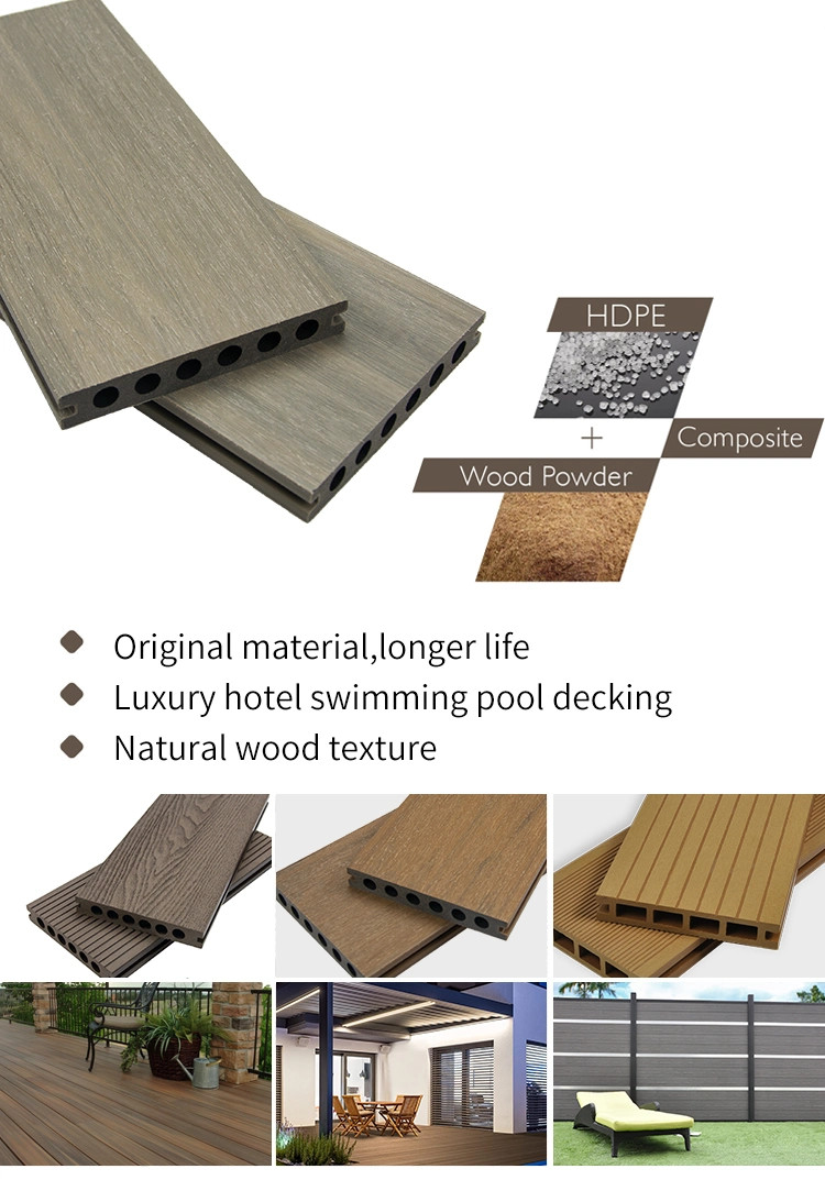 Waterproof Solid Exterior Wpc Decking China Composite Wpc Decking