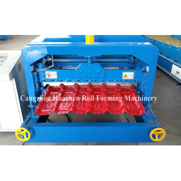 Fully Automatic Glazed Tile Roll Forming Machine Single Roofing Panel Glazed Tile Press Machine