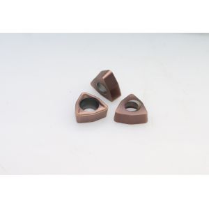 China Tungsten Carbide Tool Inserts , Triangle Indexable Cutting Tools WCMX050208FN on sale