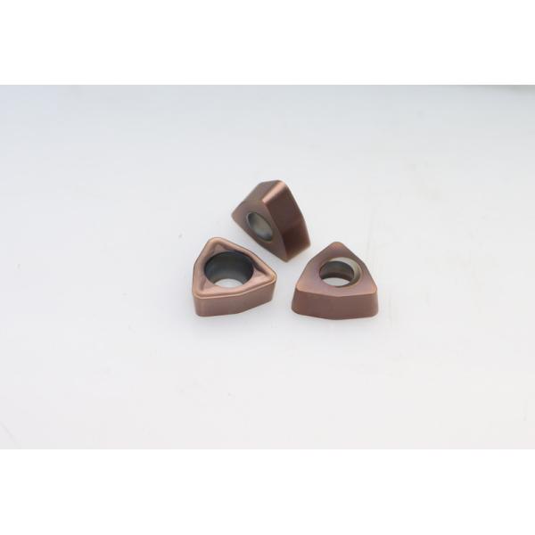 WCMX030208FN Cnc Turning Tools Inserts , Tungsten Indexable Inserts Used In Cnc Tooling