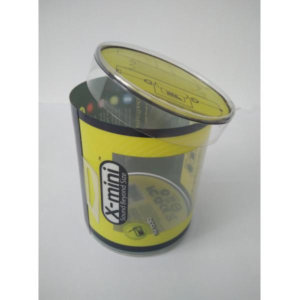 Plastic Folding Box, Cylinder,hemming, 4 color printing surface