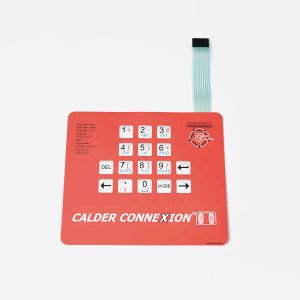 Quality Push Button PET Membrane Switch Keypad With Glossy Matte Surface for sale