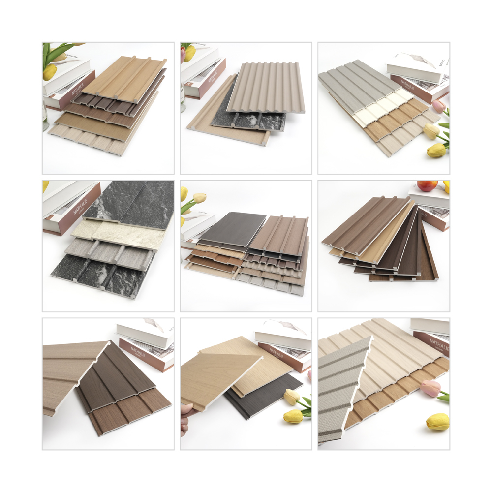 Lightweight Recyclable WPC Wall Panel for Modern Indoor Interiors