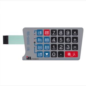China Custom membrane switch control front keyboard graphic overlay on sale