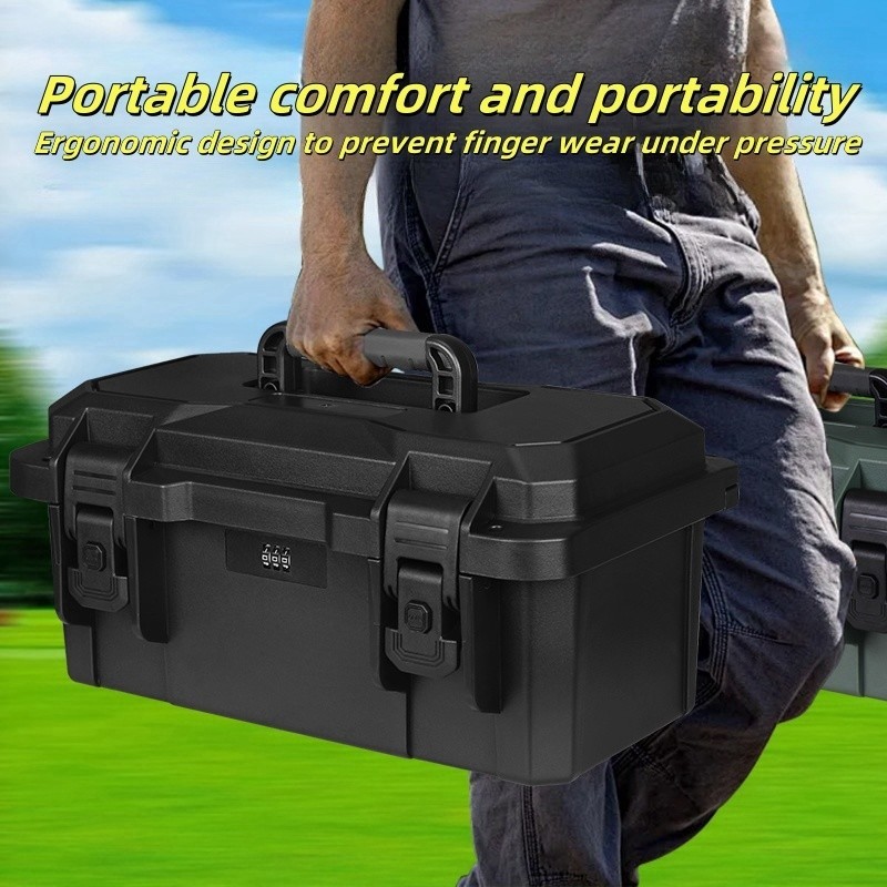 PP Plastic Protective Hard Case With Foam High Security Tool Storage Case