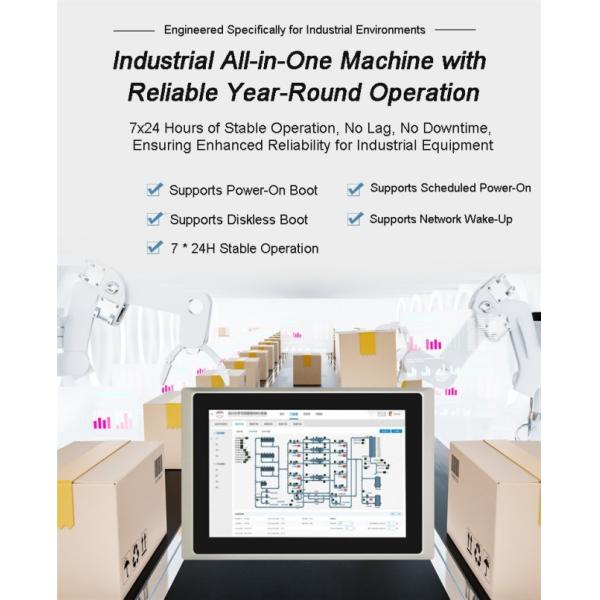 High Performance 27 Inch Embedded Industrial Touch Panel PCs 1080p Full Hd Lcd Monitor