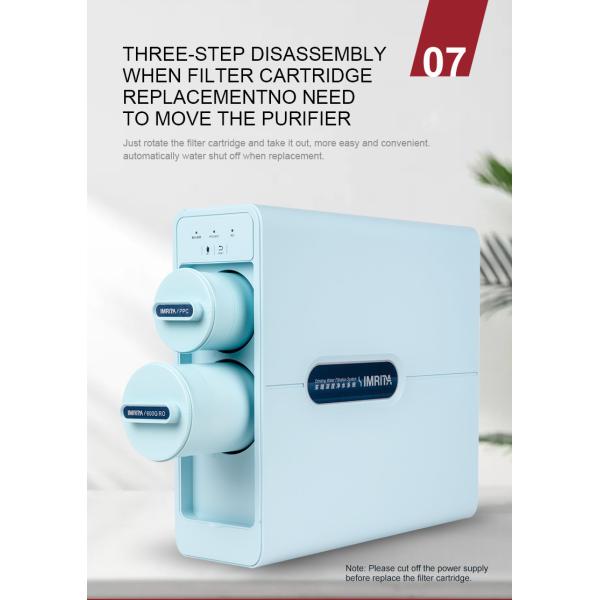 Quick Twist Osmosis Home Water Purifier System Tankless Practical