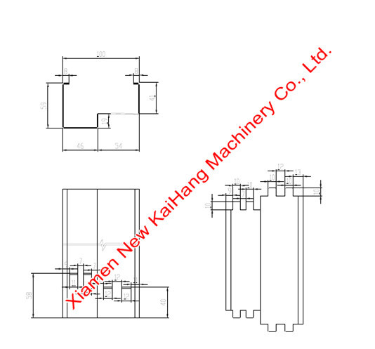 Galvanized Steel Plate Roller Shutter Door Frame Roll Forming Machine Automatic, Door Frame System Control