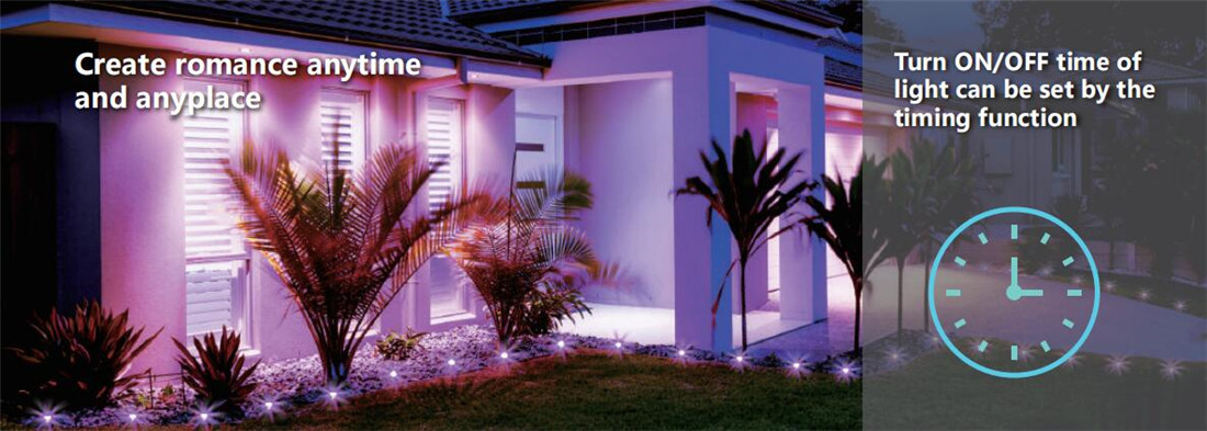 Smart Outdoor Mini Garden Spotlights