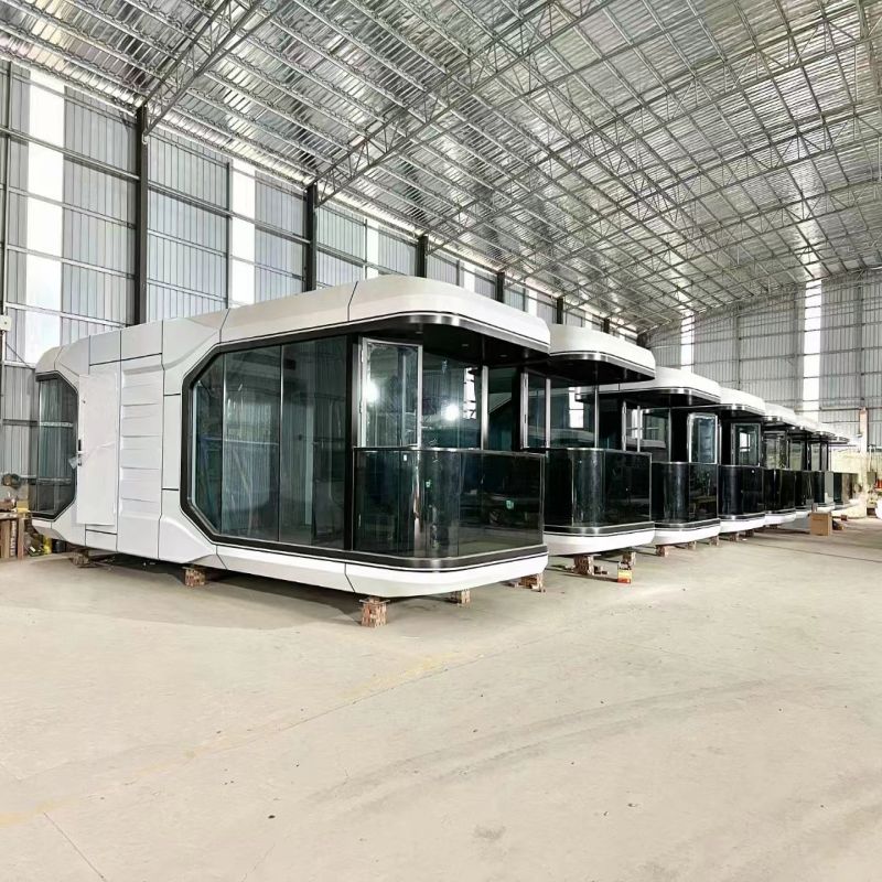 Customized Color Prefab Green Space Capsule House with Broken Bridge Aluminum Window