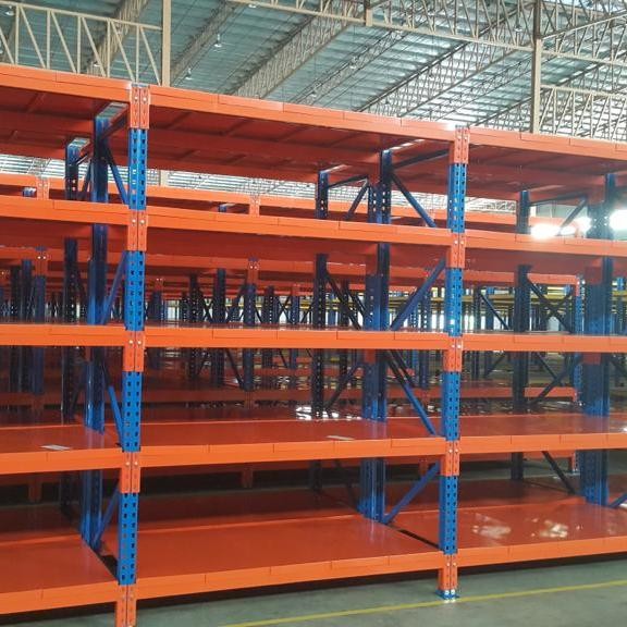 Adjustable Medium Duty Shelving Racking 2 Level -6 Level Warehouse Storage Shelving