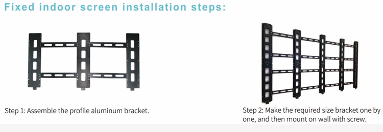 Front Maintenance Indoor Fixed LED Display Easy To Install And Maintain